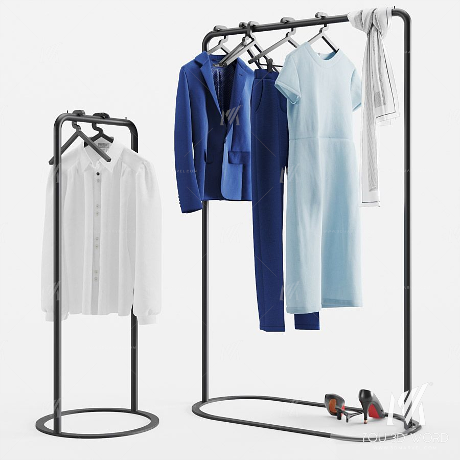 Women's clothes on hangers